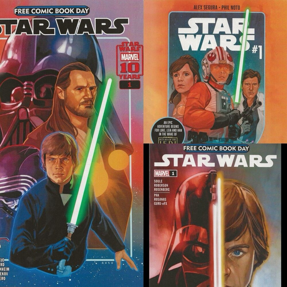 Marvel Comics Star Wars 1 Comic Book Day 2024 Unstamped Vader Skywalker 2025 Lot